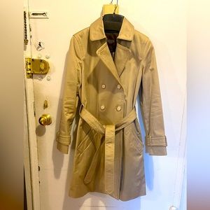 NWT Coach Women's Sateen Trench Coat